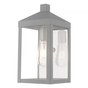 1 Lt Nordic Gray Wall Lantern