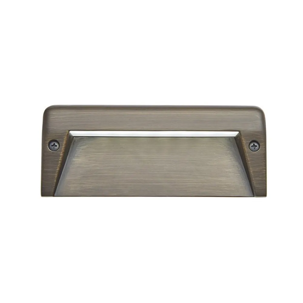 12V 6" LED Surface Mount Step Light 2700K Centennial Brass