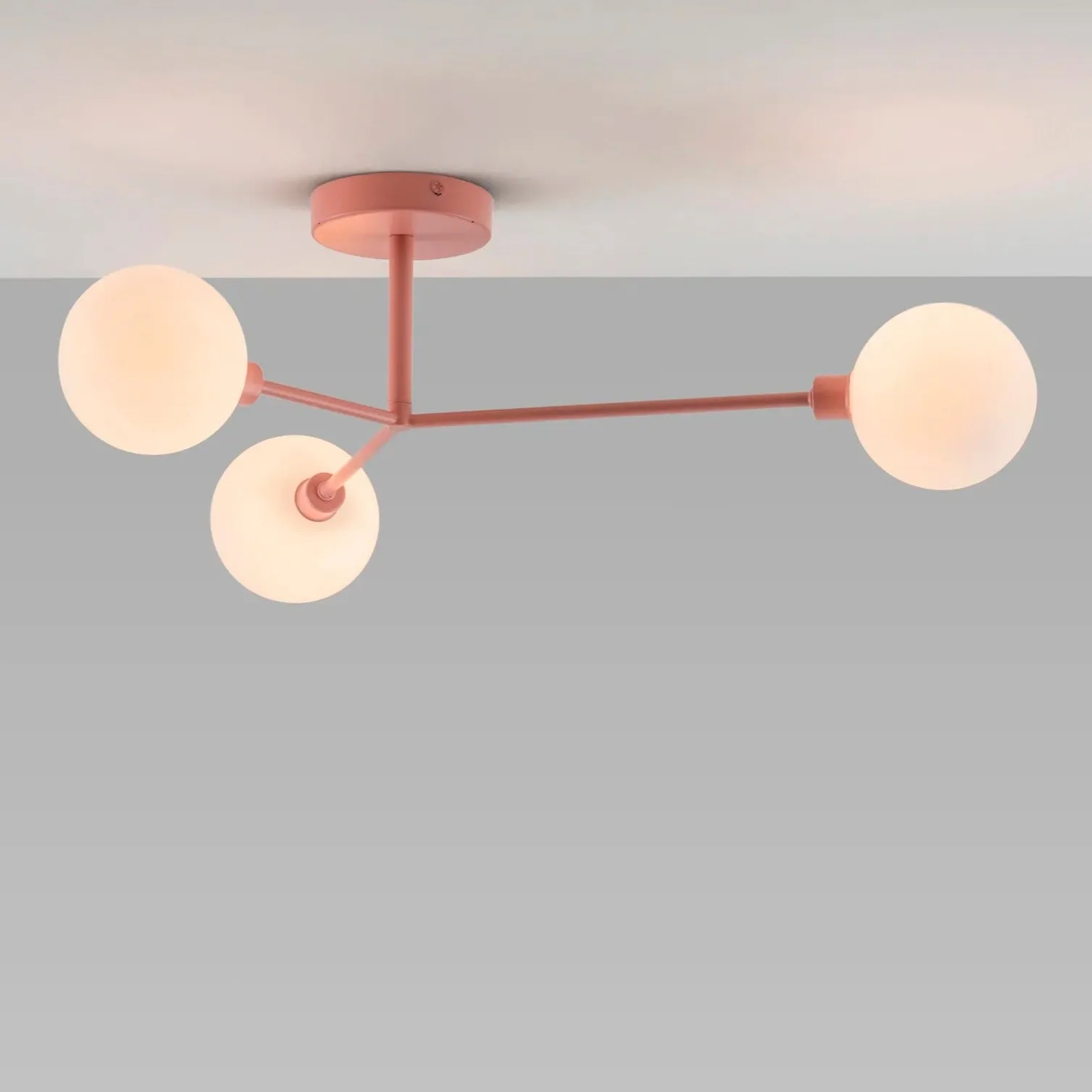 3 Light Flush Ceiling Light By Houseof