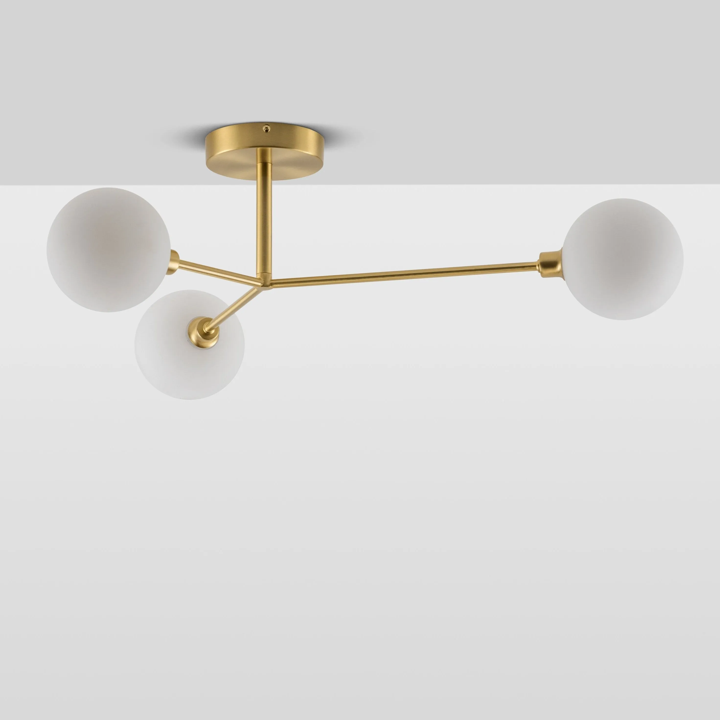 3 Light Flush Ceiling Light By Houseof