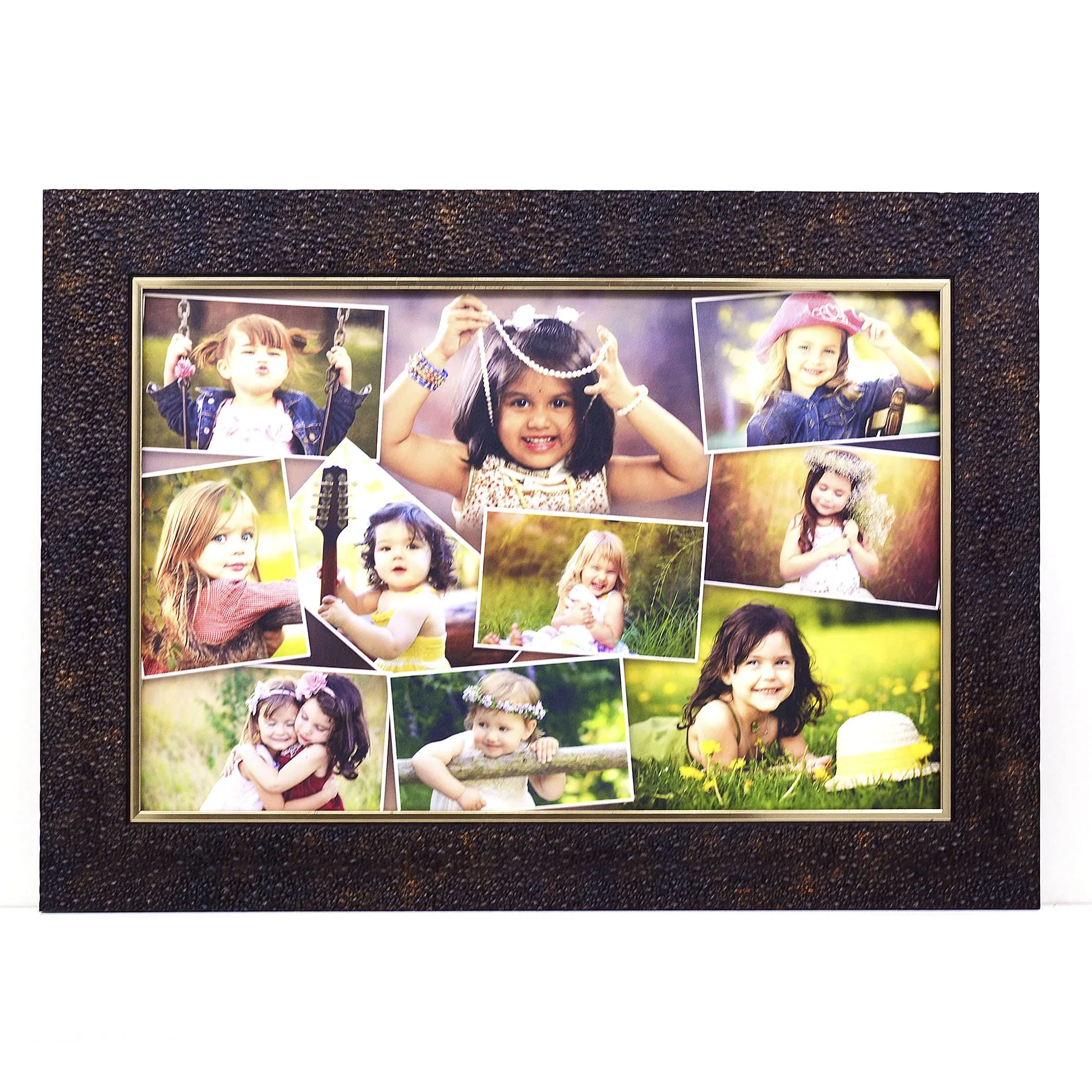 AJANTA ROYAL Personalized Collage Photo Frames for Walls Decoration (10x15 Inch) (Metallic Copper : CP-159)