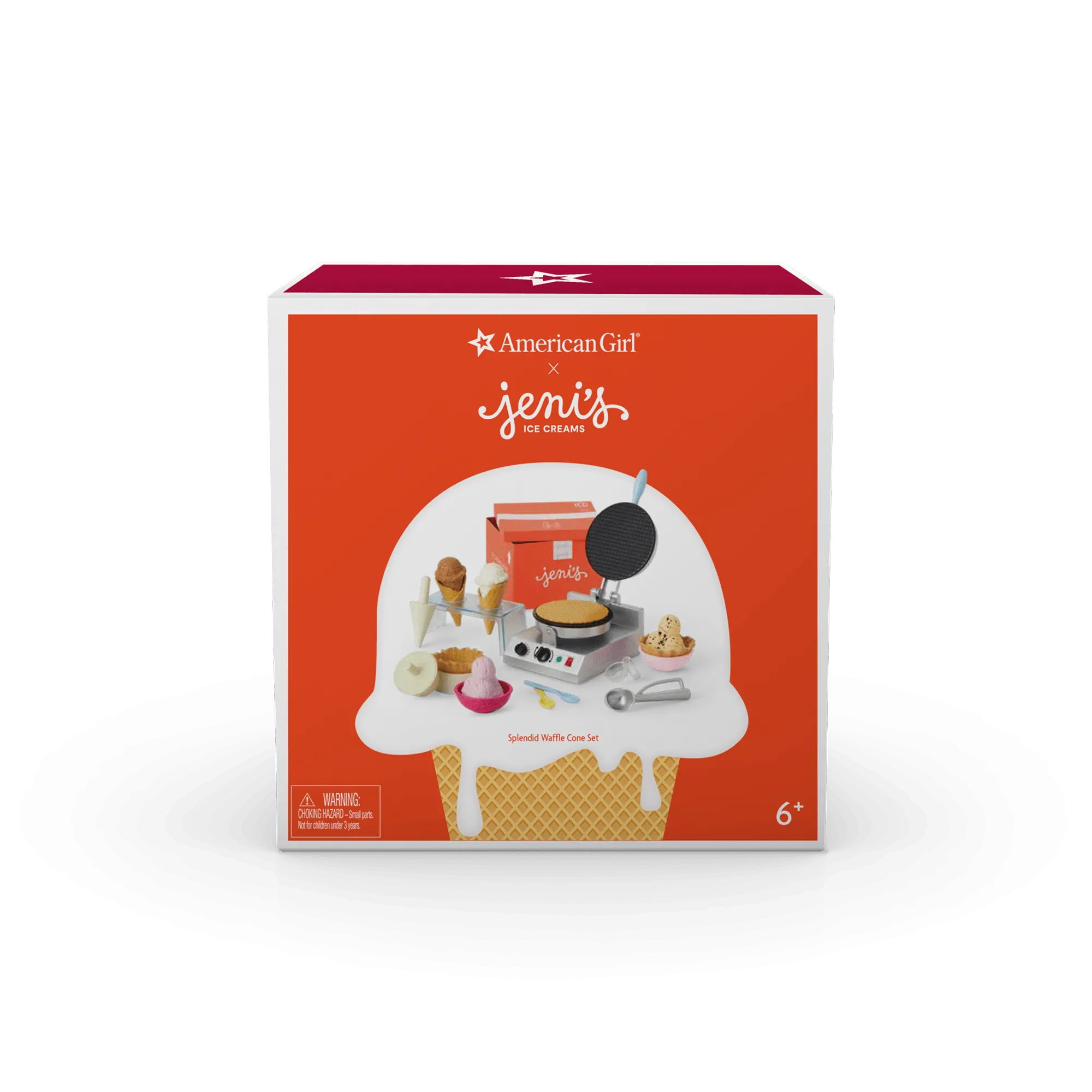 American Girl® x Jeni's Splendid Waffle Cone Set for 18-inch Dolls