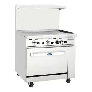 Atosa AGR-36G-LP CookRite Range with Griddle Top and LP Gas