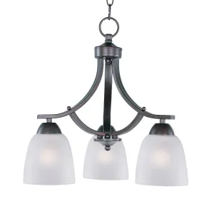 Axis 18 in. 3 Lights Chandelier Oil-Rubbed Bronze Finish