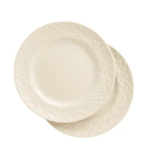 Belleek Classic Field of Shamrock 8" Side Plate Set of 2