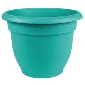 Bloem Ariana AP0827 Self-Watering Planter, 8 in Dia, 8-3/4 in W, Round, Plastic, Calypso