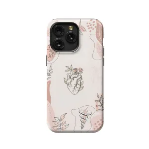 Boho Style Heart Phone Case iPhone Samsung Pixel & More