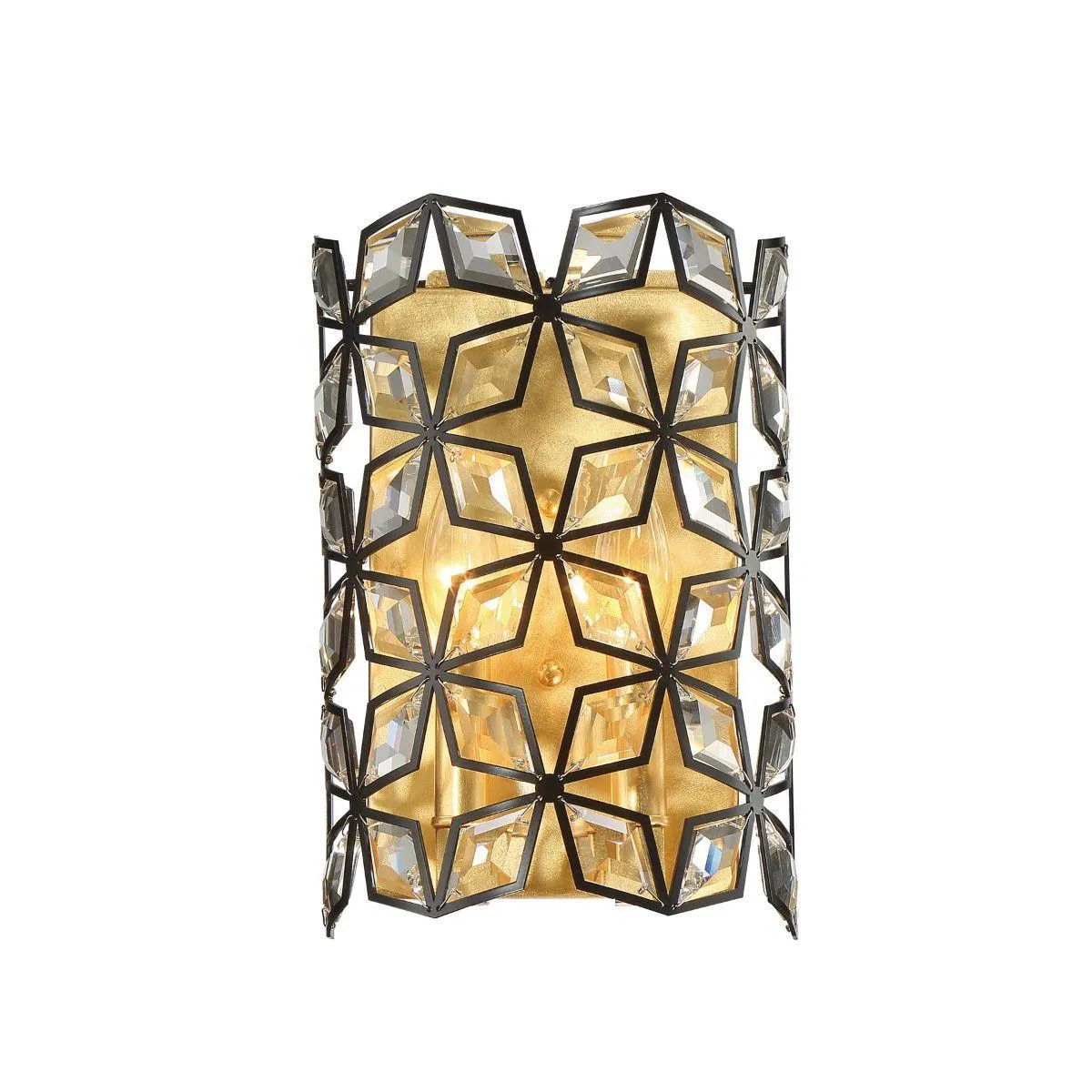 Brookcrest 2 Lights 11 in. Wall Light Gold finish