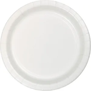 Bulk White Sturdy Style Paper Banquet Plates 10.25 inch (240 per Case)