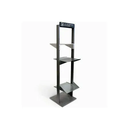 California Chassis 77inch Rackbilt Open Rack Black Finish