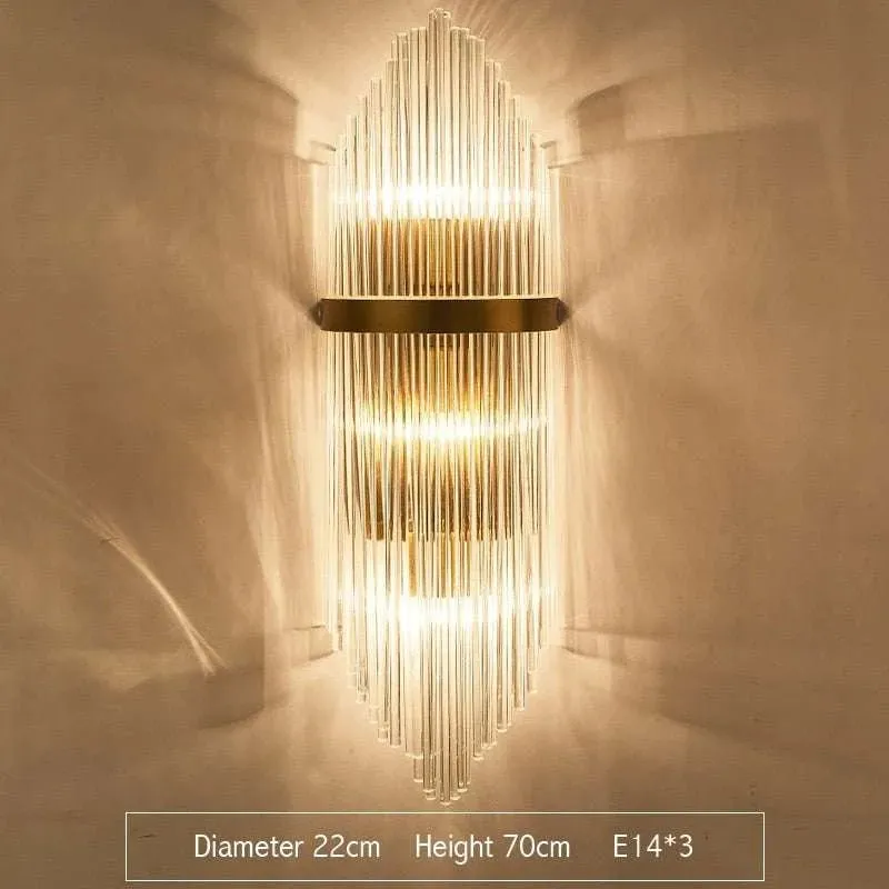 Crystal Elegance Wall Lights