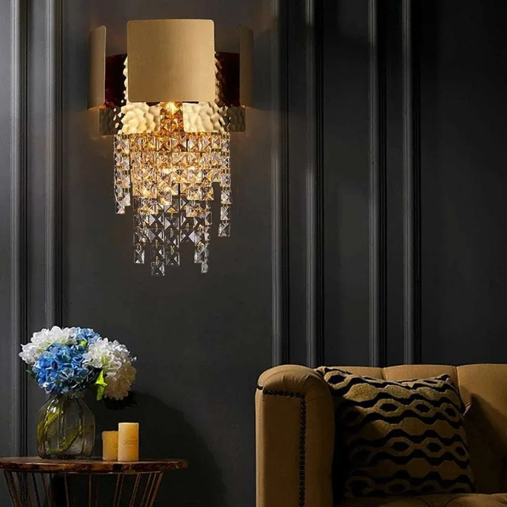 Crystal Glow Wall Lamp