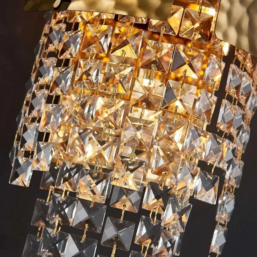 Crystal Glow Wall Lamp