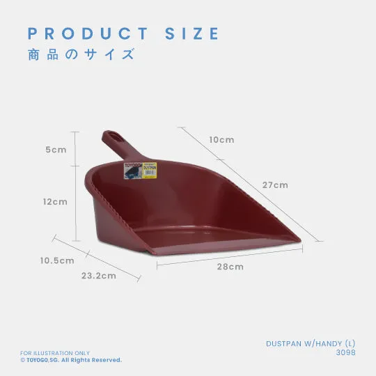 DUSTPAN W/HANDY (L) (3098)