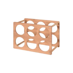 EH Bamboo Bottle Rack Holder 6 Bottle fit