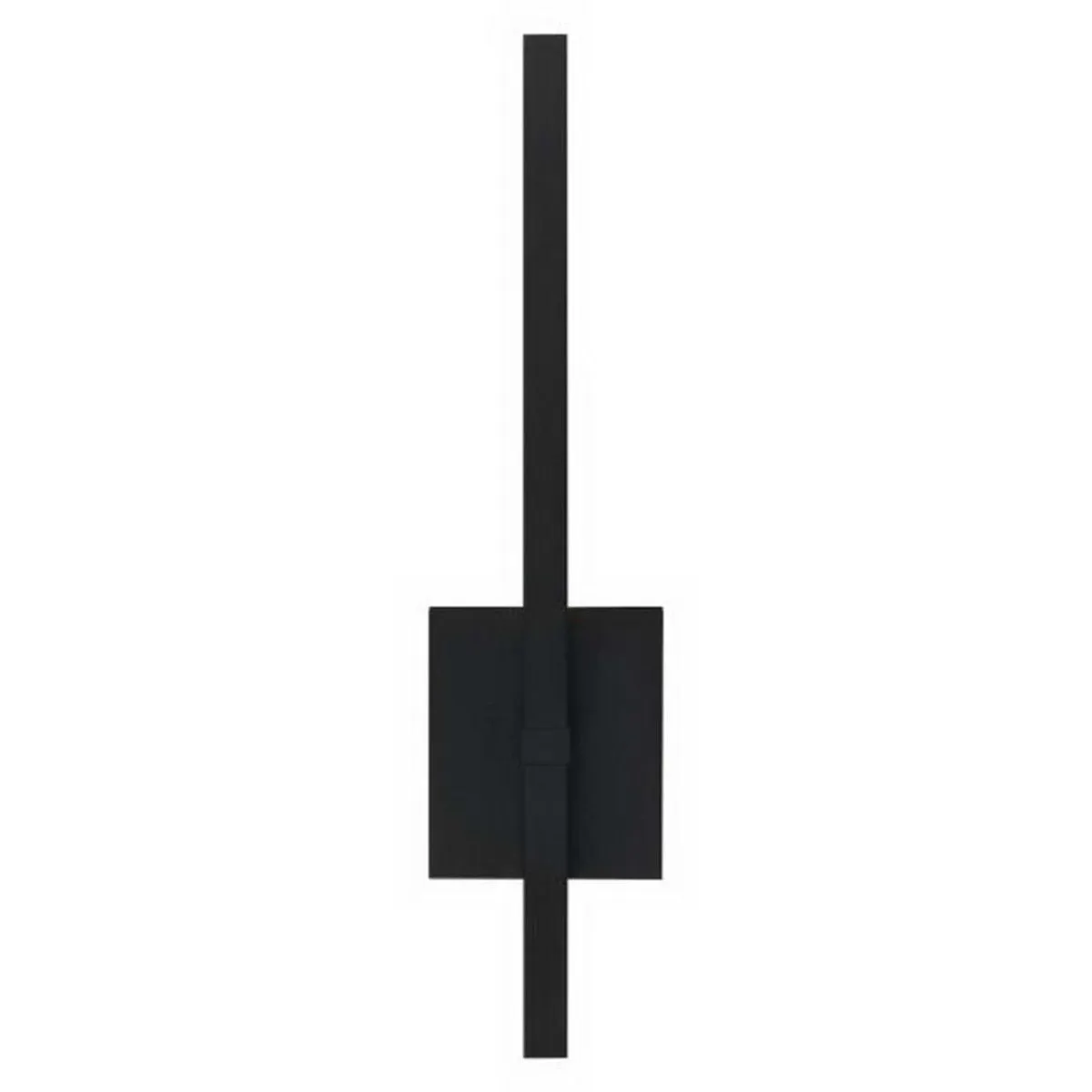 Filo 23 In. 2 Lights LED Outdoor Wall Sconce Black Finish