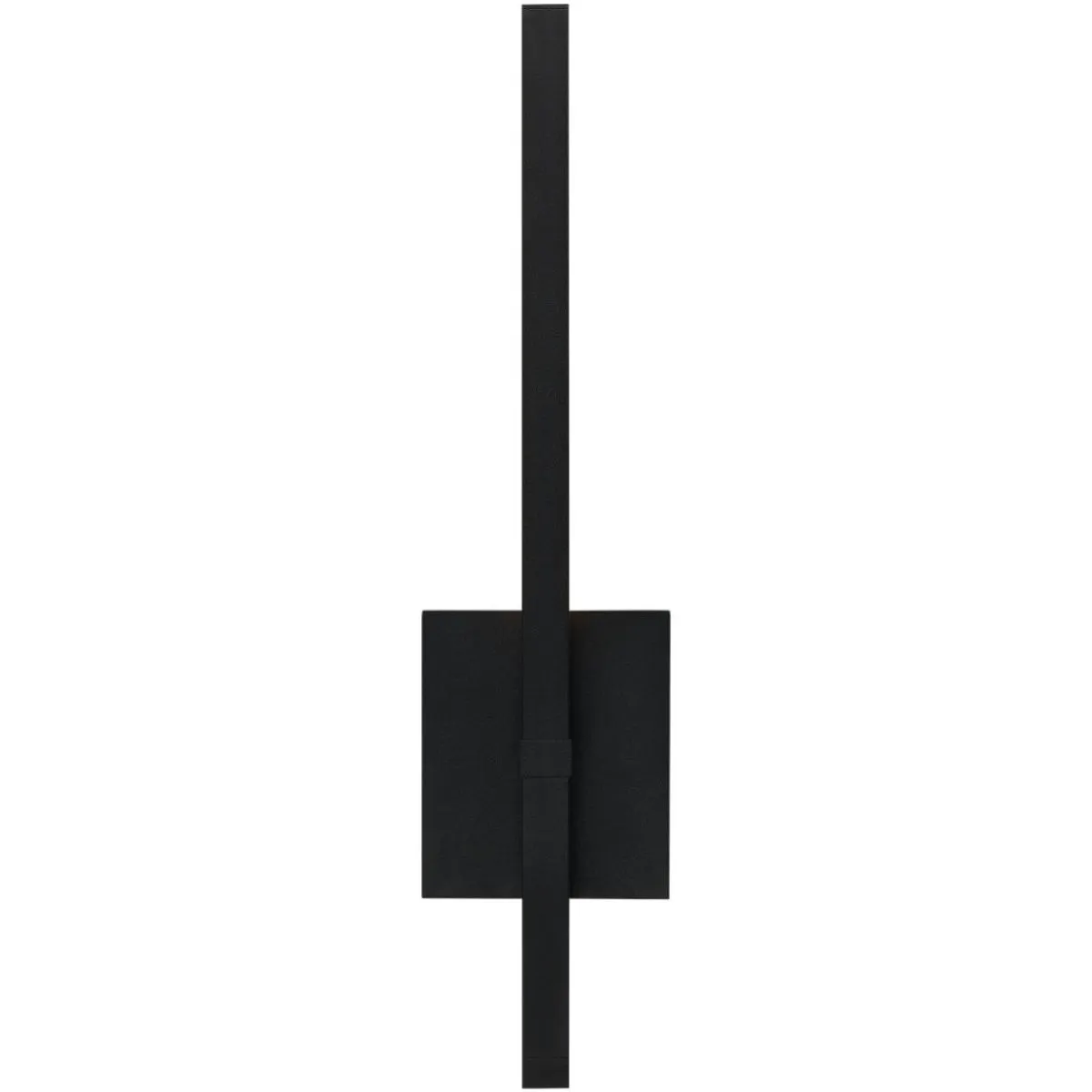 Filo 23 In. 2 Lights LED Outdoor Wall Sconce Black Finish