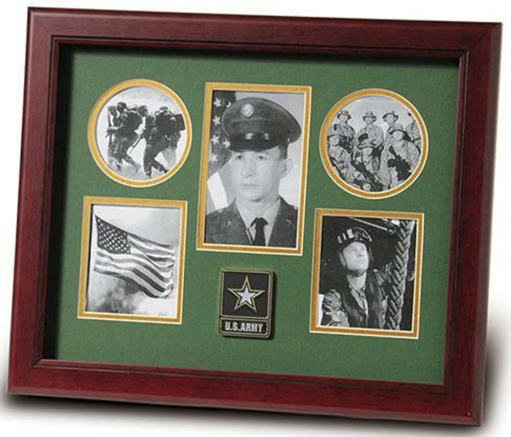 Flag Connections Go Army Medallion 5-Picture Collage Frame.