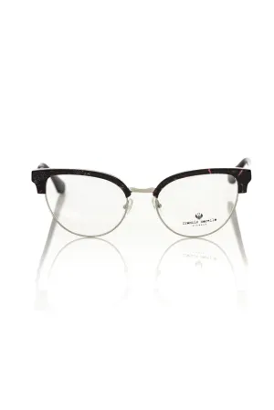 Frankie Morello Glitter Bordeaux Clubmaster Eyeglasses