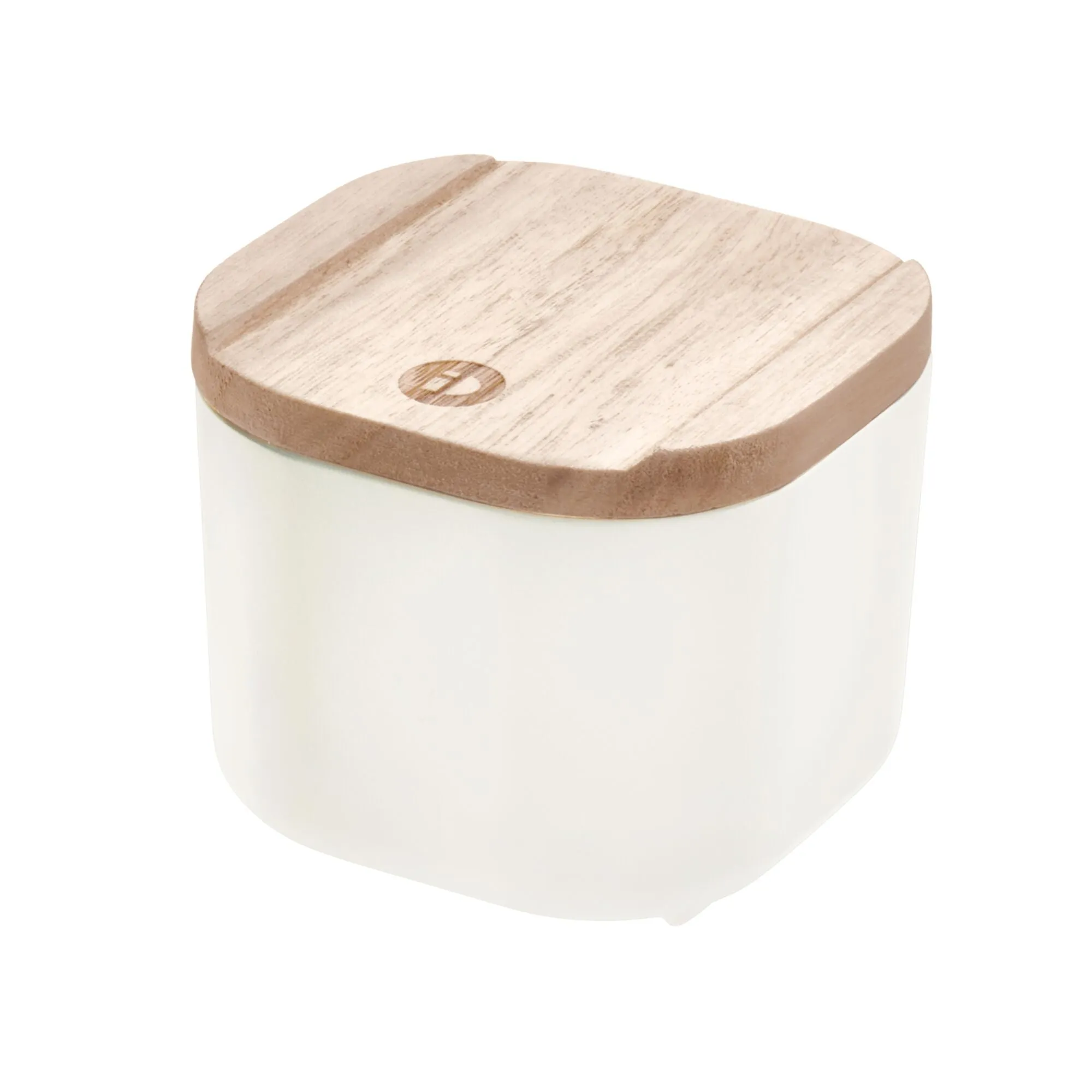 iDesign BPA-Free Compact Drawer Organizer Bin Paulownia Wood/Coconut