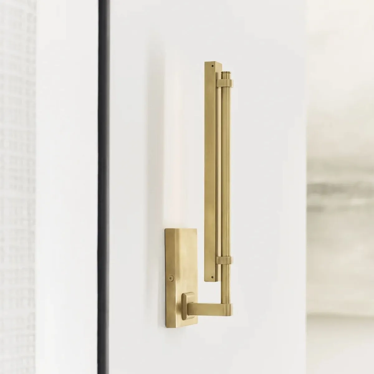 Kal 13 in. LED Armed Sconce 277V Brass finish