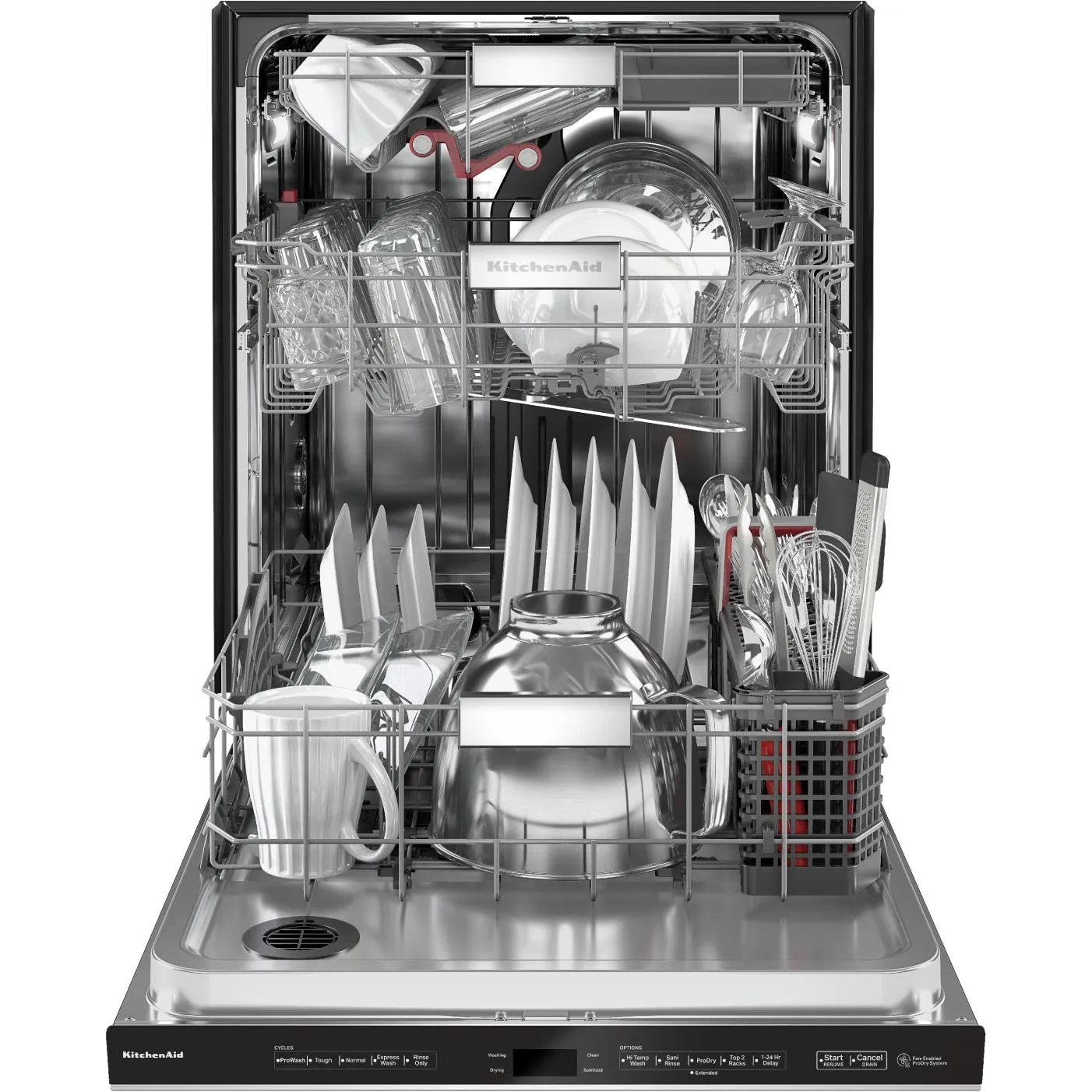 KitchenAid 24-inch Built-in Dishwasher with FreeFlex™ Third Rack KDPM804KPS