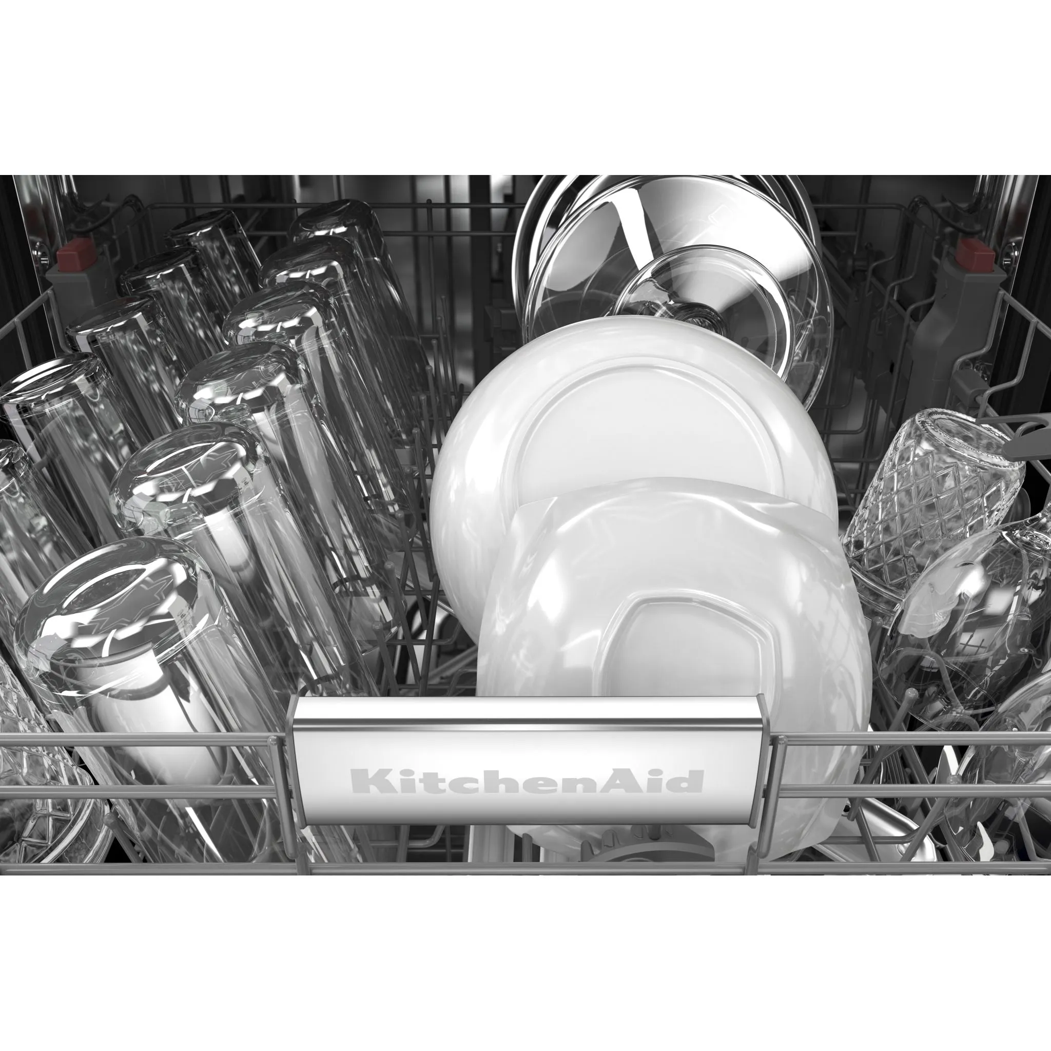 KitchenAid  44 dBA Dishwasher in PrintShield Finish with FreeFlex Third Rack (KDTM404KBS)