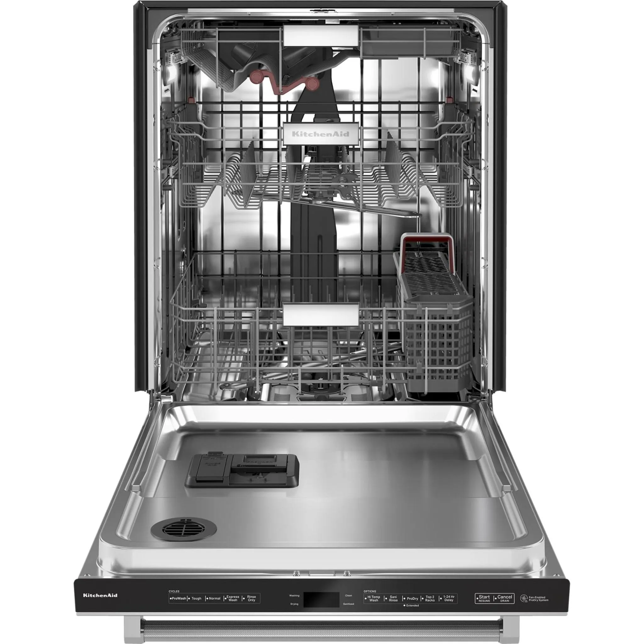 KitchenAid  44 dBA Dishwasher with FreeFlex Third Rack and LED Interior Lighting (KDTM704KPS)