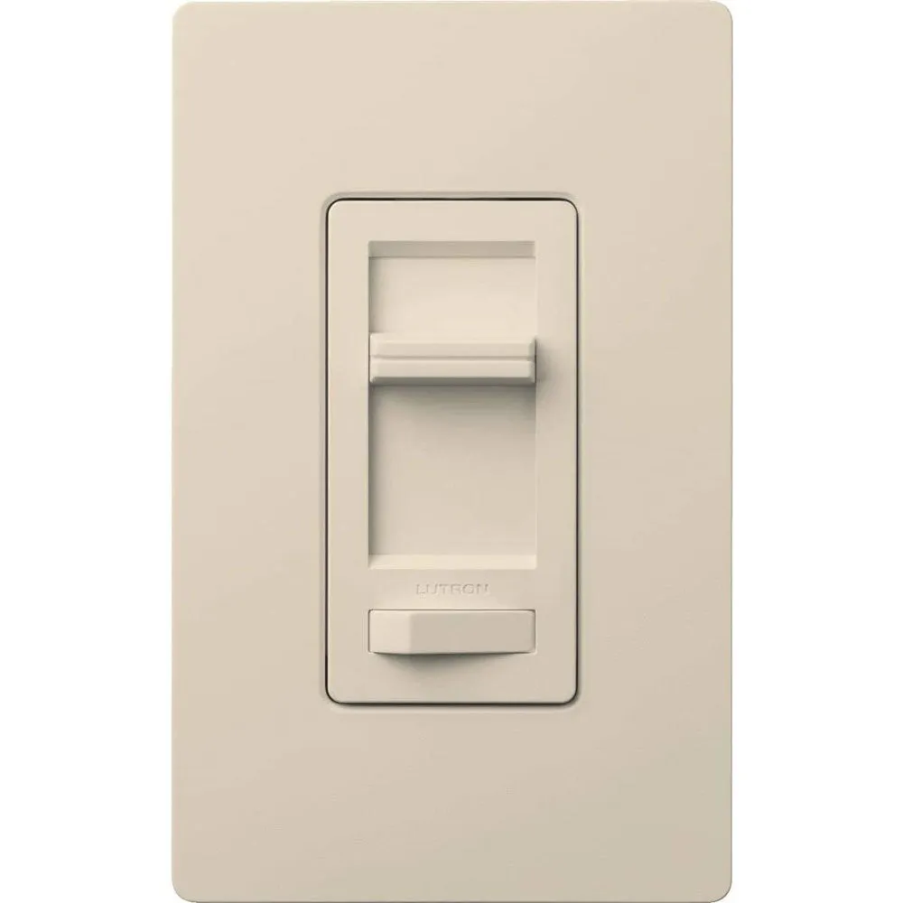 Lumea LED Slide Dimmer Switch, 150-Watt, Single Pole or 3-Way, Light Almond