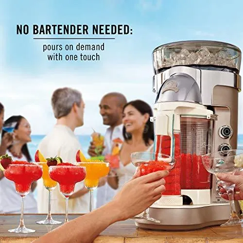 Margaritaville Bali Frozen Concoction Maker with Self-Dispensing Lever and Auto Remix Channel, DM3500