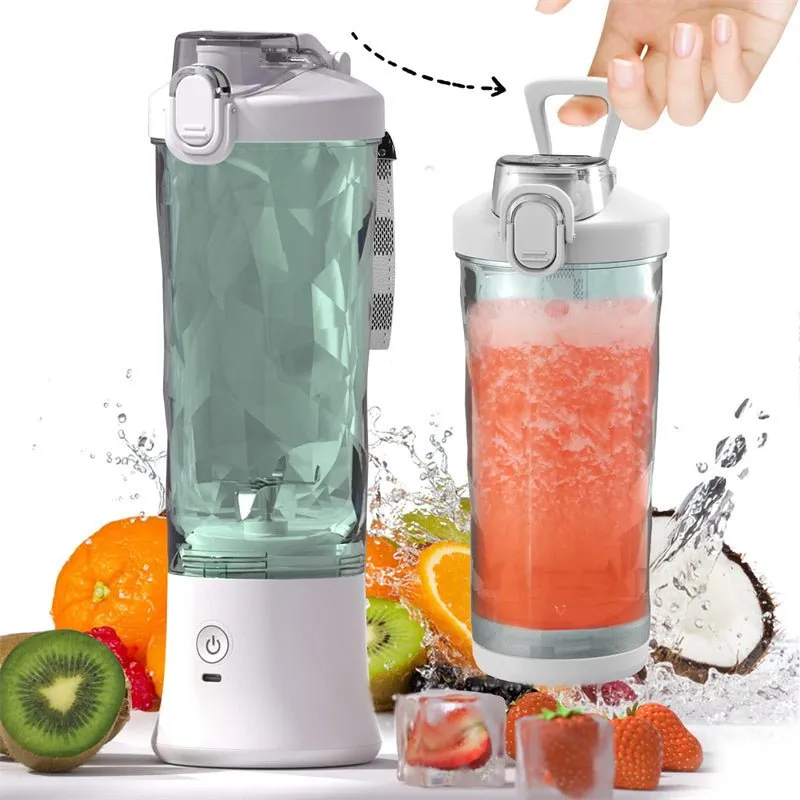 Mini Blender Juicer For Shakes And Smoothies With 6 Blades Kitchen Gadgets