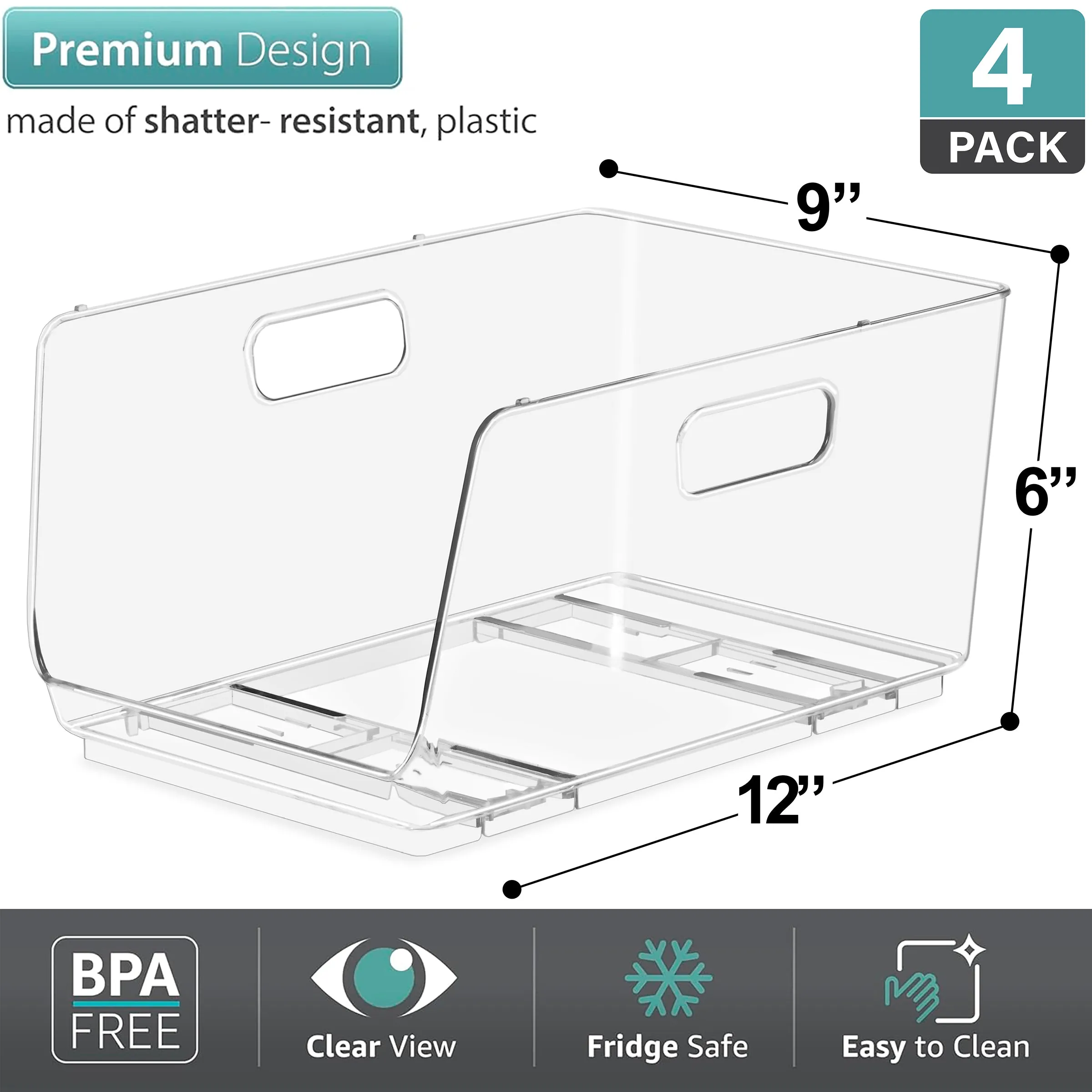 Open Front Bins Set