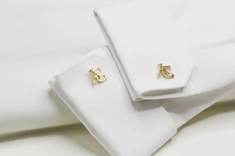 Personalized Initial Letter Cufflinks | Lifetime Warranty