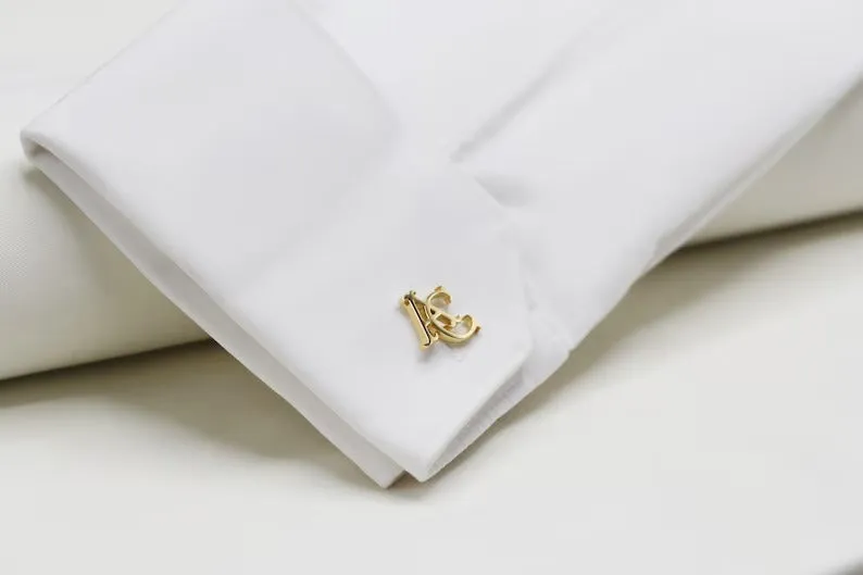 Personalized Initial Letter Cufflinks | Lifetime Warranty