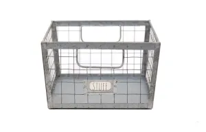 Rae Dunn “Stuff” Metal Wire Vintage Storage Basket