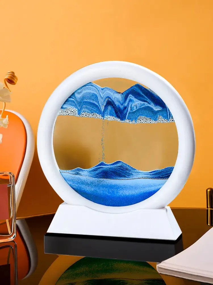 Sharu Bliss Moving Sand Art Home Decor - Dynamic and Captivating Display