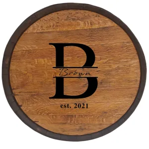 Single Band Bourbon Barrel Art