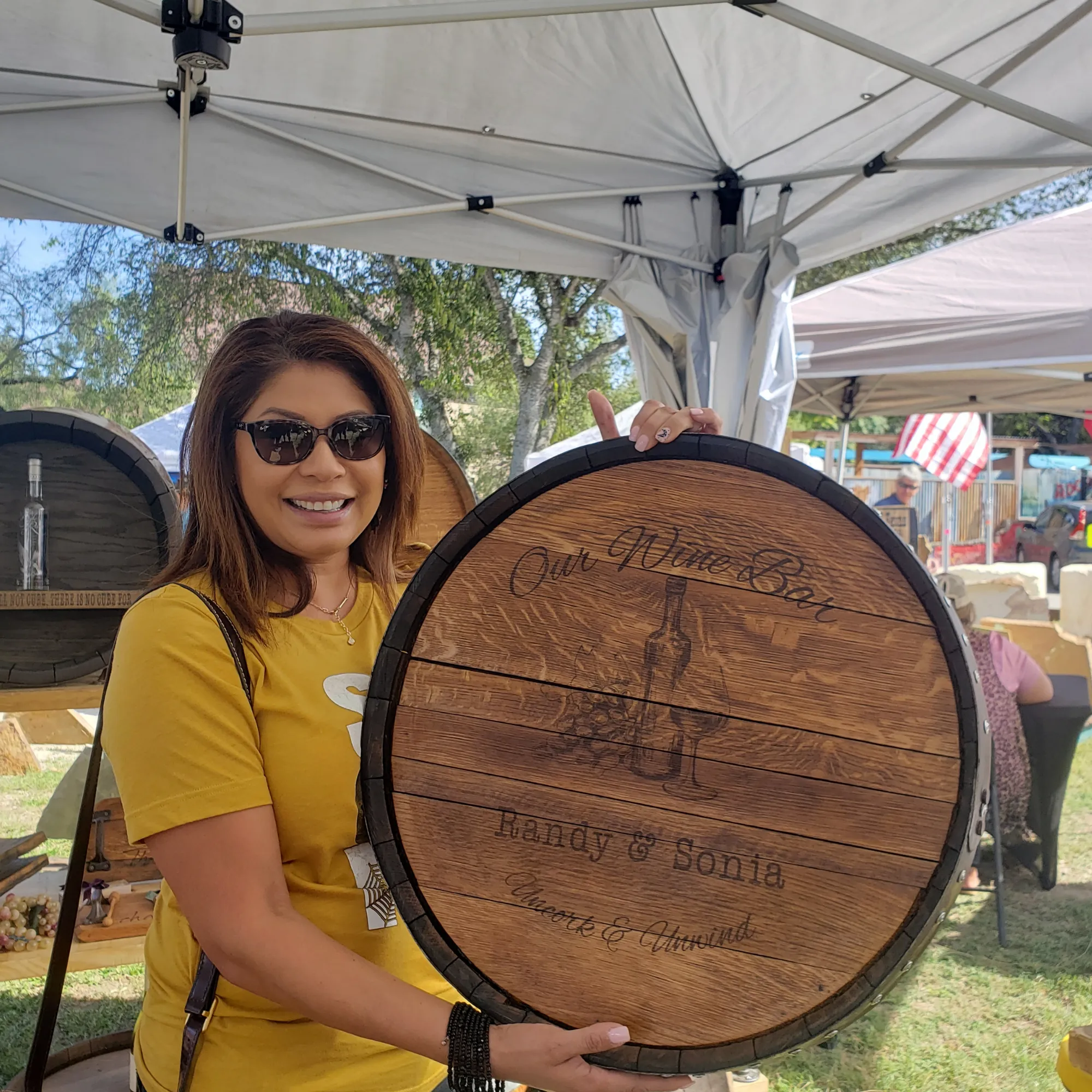 Single Band Bourbon Barrel Art