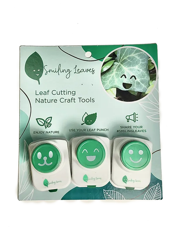 Smiling Leaves - Leaf Cutting Nature Craft Tools