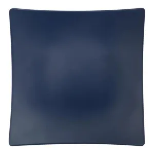 Thunder Group 24006SB Classic Stone Blue 6" x 6" Square Melamine Flare Plate, Pack of 12