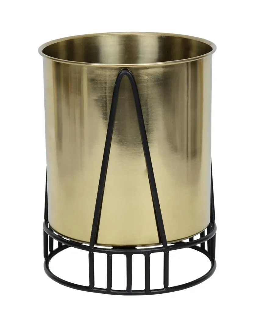 Tripod Blossom Stainless Steel Copper Planter