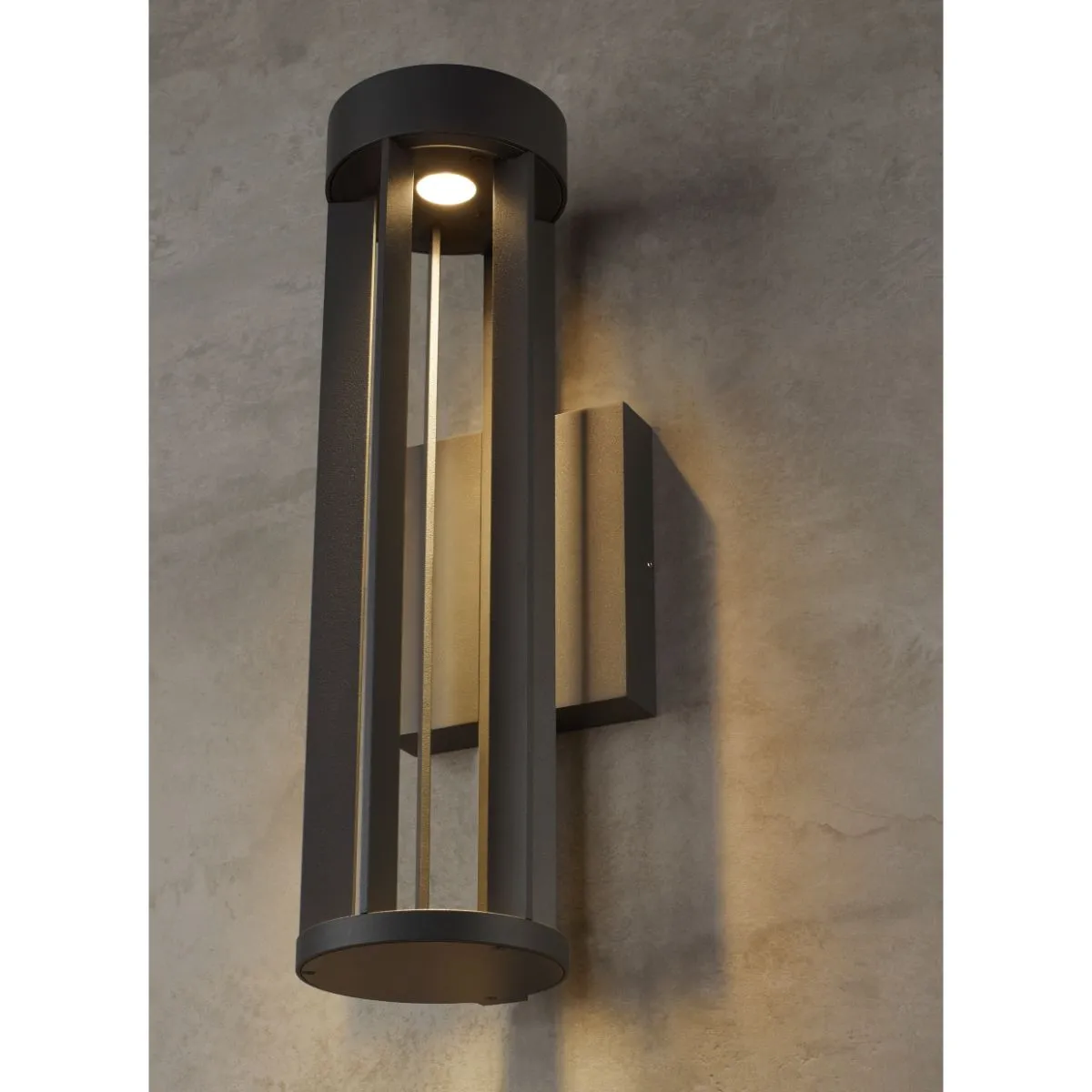 Turbo 18 In. LED Outdoor Wall Sconce 3000K Surge Protection Bronze Finish