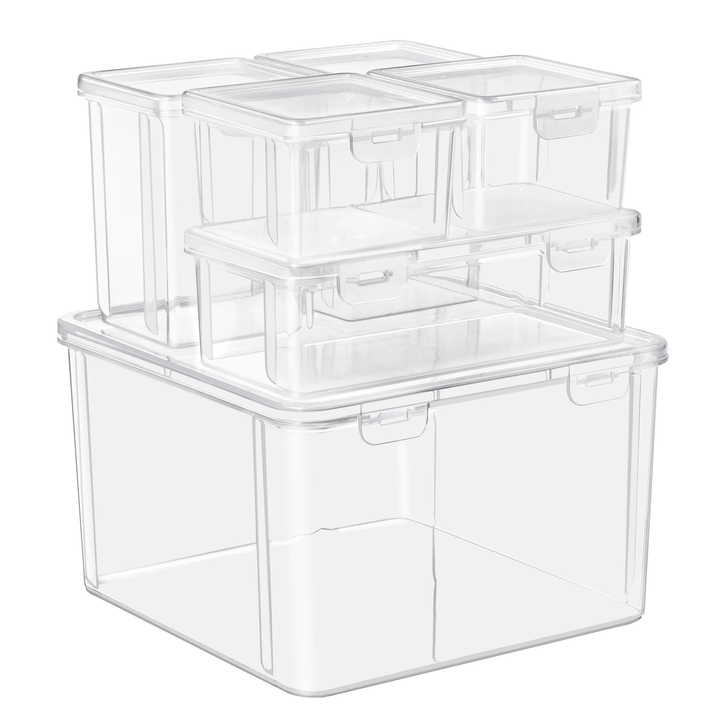 Variety Pack Hardware Storage Container Set (6 Pc)