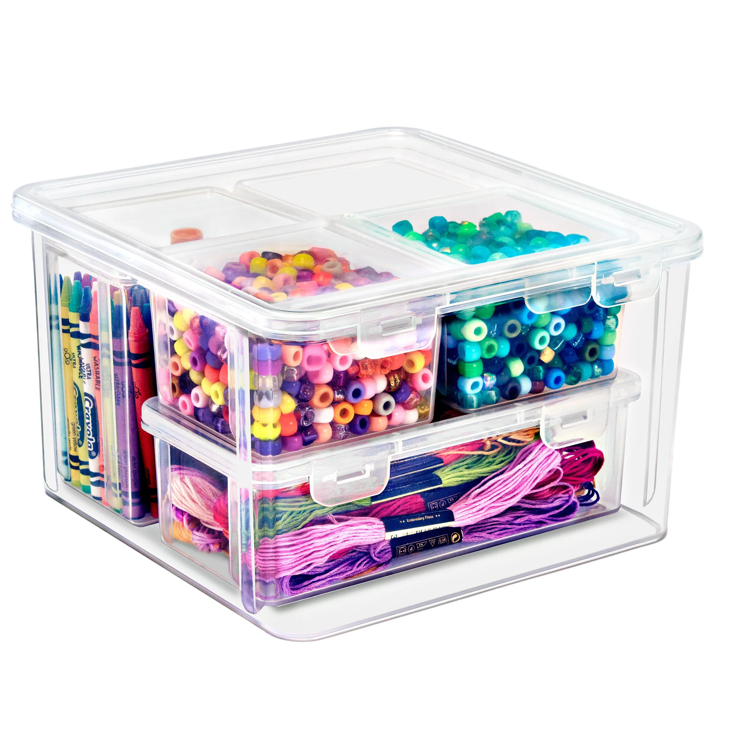 Variety Pack Hardware Storage Container Set (6 Pc)