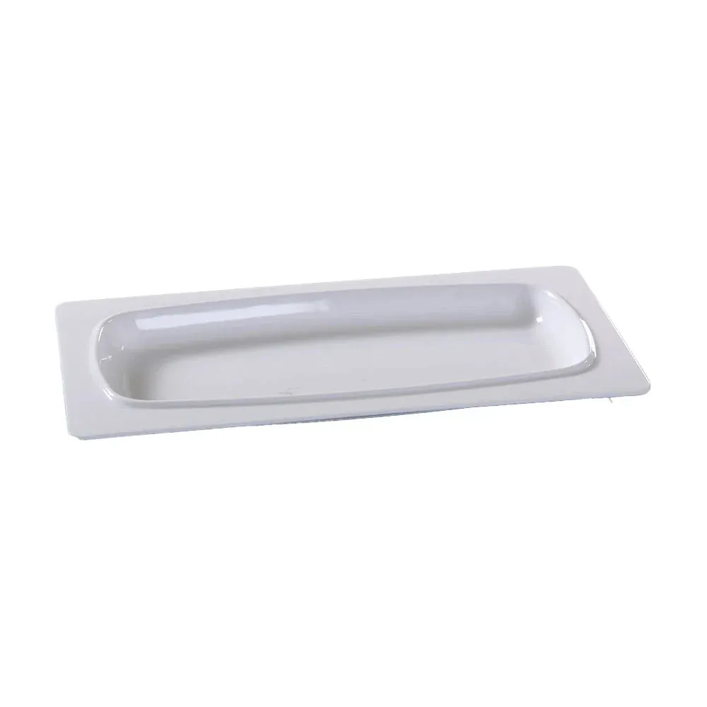 Yanco VE-519 48 Oz White Melamine Venice Deep Plate, Pack of 6